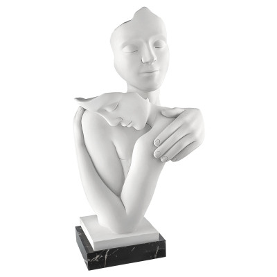 Bongelli Preziosi Abbraccio Scultura grande in marmorino dal design moderno Colore: Marmo Nero