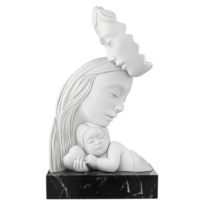 Bongelli Preziosi Family Scultura grande in marmorino dal design moderno Colore: Marmo Nero