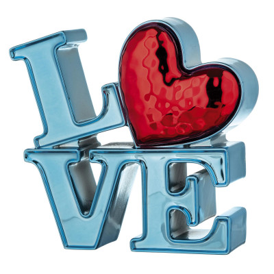 Bongelli Preziosi Love Scultura grande moderna in marmorino Colore: Blu