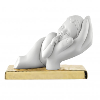 Bongelli Preziosi - Bimbo tra le mani - Scultura in marmorino dal design moderno - SKU: ME2637/2