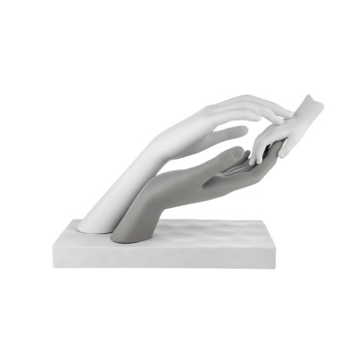 Bongelli Preziosi Carezza Scultura in marmorino dal design moderno Colore: Grigio