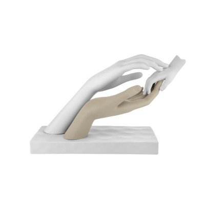 Bongelli Preziosi Carezza Scultura in marmorino dal design moderno Colore: Nocciola