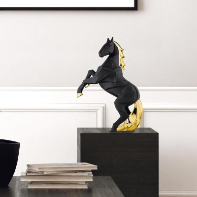 Bongelli Preziosi - Cavalli - Scultura media in marmorino dal design moderno - SKU: ME2583/2