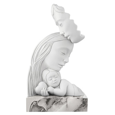 Bongelli Preziosi Family Scultura media in marmorino dal design moderno Colore: Marmo Bianco