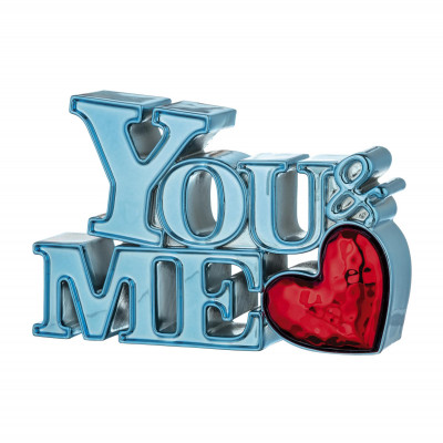 Bongelli Preziosi You and Me Scultura media moderna in marmorino Colore: Blu