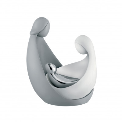 Bongelli Preziosi Scultura natalizia con abbraccio sacra famiglia piccola Colore: Grigio