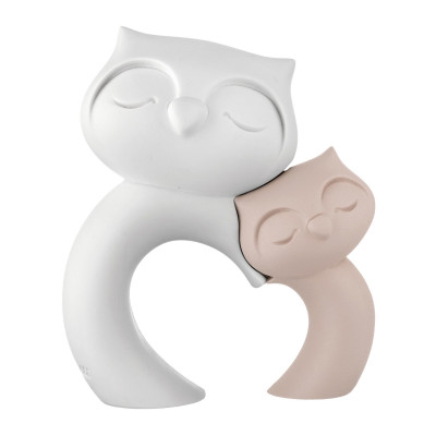 Bongelli Preziosi Gufi Scultura piccola in marmorino dal design moderno Colore: Rosa