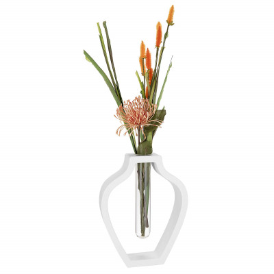 Bongelli Preziosi Forma Vaso moderno dal design elegante a forma di bottiglia Colore: Bianco