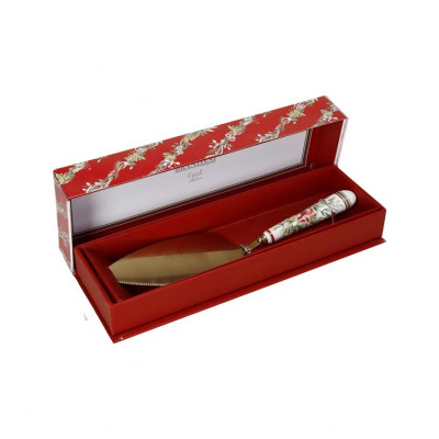  Brandani - Carol - Pala dolce con decori natalizi - Colore: Bianco/Oro - SKU: B89979 