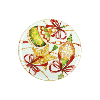  Brandani - Gioco di luci - Piatto da portata in porcellana - Colore: Multicolore - SKU: B89696 