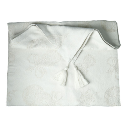  Brandani - Gioco di luci - Runner a punte con nappe - Colore: Avorio - SKU: B10348 