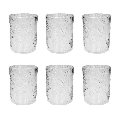 Brandani Tropical Set 6 pezzi bicchieri per acqua in vetro Colore: Trasparente