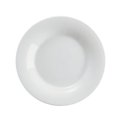  Brandani - Montana - Set 6 pezzi piatti frutta in ceramica dalle linee classiche ed eleganti - Colore: Bianco - SKU: B54288 