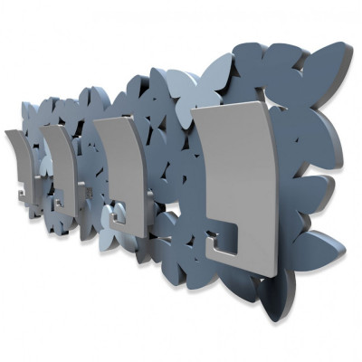  CalleaDesign - Farfalla - Appendiabiti da parete moderno lineare - SKU: 50-13-3 