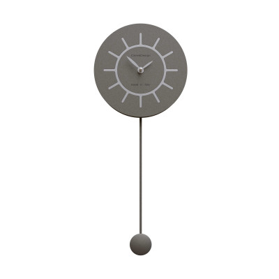 CalleaDesign - Philip - Orologio da parete a pendolo in legno dal design moderno - Colore: Antracite - SKU: 11-007-3