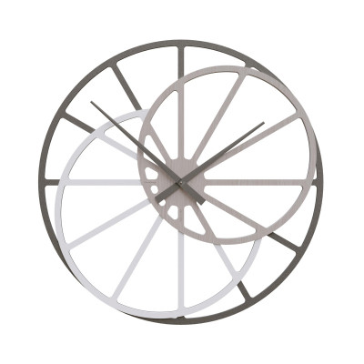CalleaDesign - Theresa - Orologio da parete in legno di grandi dimensioni - Colore: Rovere Breeze - SKU: 10-328-83