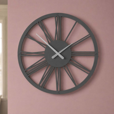 CalleaDesign Pompei Orologio da parete Colore: Grigio Quarzo