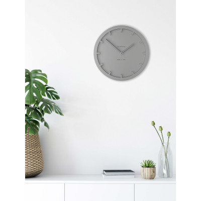 CalleaDesign - Miny - Orologio da parete rotondo in legno dal design moderno - SKU: 10-011