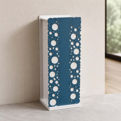 CalleaDesign Bollicine Porta ombrelli in legno dal design moderno Colore: Ottanio