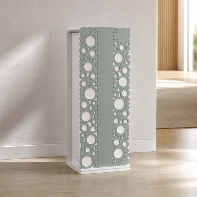 CalleaDesign Bollicine Porta ombrelli in legno dal design moderno Colore: Salvia