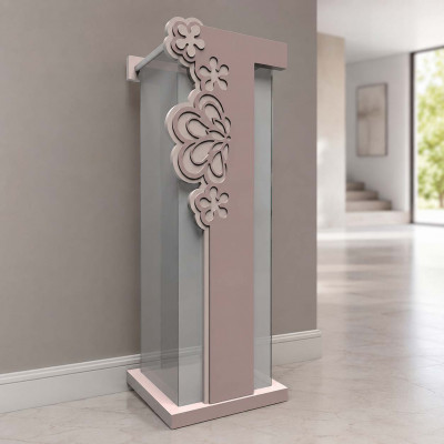 CalleaDesign Merletto Portaombrelli di design in legno Colore: Grigio Prugna
