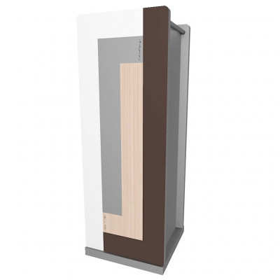 CalleaDesign - Umbrella Holder - Portaombrelli in legno dal design moderno e con vaschetta interna - Colore: Rovere Decapè - SKU: 58-15-1-81