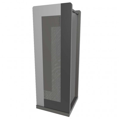 CalleaDesign - Umbrella Holder - Portaombrelli in legno dal design moderno e con vaschetta interna - Colore: Grigio - SKU: 58-15-1-84