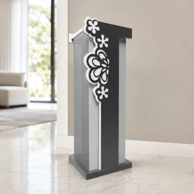 CalleaDesign Merletto Portaombrelli moderno in legno Colore: Nero