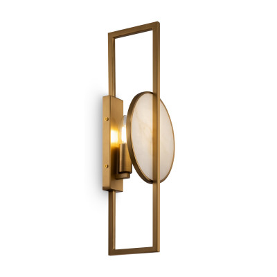 Maytoni - Marmo - Lampada da parete applique con struttura in metallo dal design moderno - 1 Lampadina E14 40W - IP20 - SKU: MOD099WL-01G