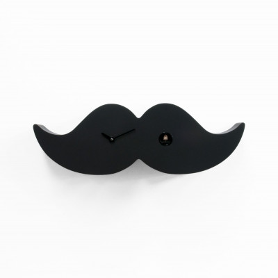 Progetti - Orologio da parete in legno a cucù "Dandy" - Colore: Nero - SKU: 023200NE