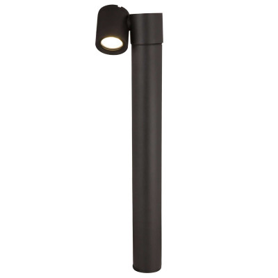 Maytoni - Wall Street - Lampione da giardino moderno resistente alle variazioni di temperatura - Colore: Nero - 1 Lampadina GU10 50W - IP54 - SKU: O010FL-01B