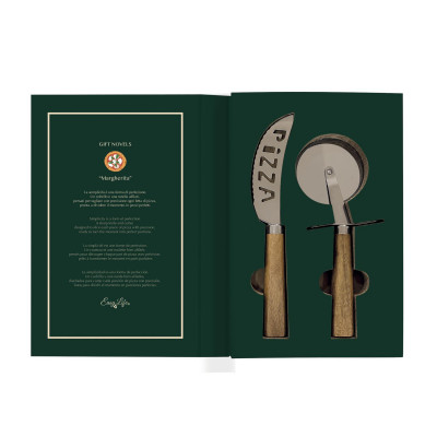  Easy Life - Gift Novels - Coltello per pizza con tagliapizza - Colore: Verde - SKU: R3264#GIFN 