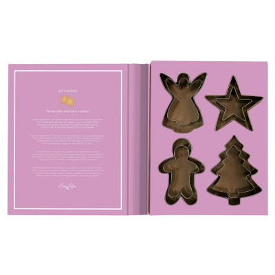  Easy Life - Gift Novels - Formine sagomate in metallo per biscotti - Colore: Rosa - SKU: R3274#GIFN 