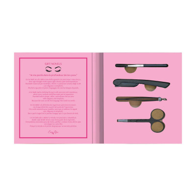 Easy Life Gift Novels Set sopracciglia 4 pezzi con scatola regalo Colore: Rosa