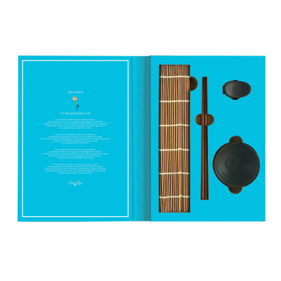Easy Life Gift Novels Set sushi con scatola regalo Colore: Azzurro