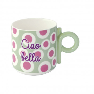  Easy Life - Energy - Tazza in porcellana - Ciao Bella - Colore: Multicolore - SKU: R1775#ENCB 