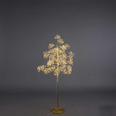 EDG - Enzo de Gasperi Albero di natale medio modello Faggio con 1120 LED h150 Colore: Oro
