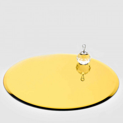EDG - Enzo de Gasperi - Base specchiata grande rotonda dal design moderno ed elegante - SKU: 107277