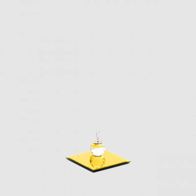 EDG - Enzo de Gasperi - Base specchiata mini quadrata dal design moderno ed elegante - SKU: 107279