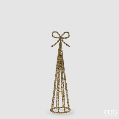  EDG - Enzo de Gasperi - Jewel - Decorazione natalizia a forma di alberello - Colore: Verde/Oro - SKU: 8100711A701 