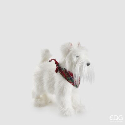  EDG - Enzo de Gasperi - Cane - Decoro natalizio cane shitsu - Colore: Bianco/Rosso - SKU: 8101066A140 