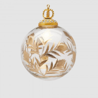  EDG - Enzo de Gasperi - Pallina di natale con fiori d.10 - SKU: 6500498A010 