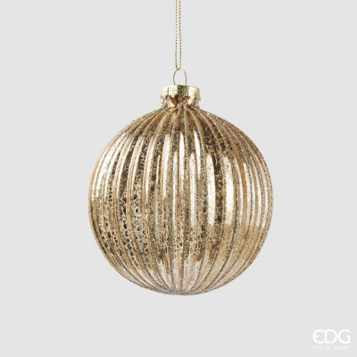  EDG - Enzo de Gasperi - Pallina per albero di natale d.10 - Colore: Oro - SKU: 6500188A011 