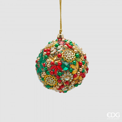  EDG - Enzo de Gasperi - Mille perle - Pallina piccola per albero di natale - Colore: Verde - SKU: 6500776A700 