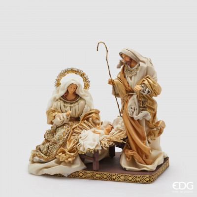 EDG - Enzo de Gasperi Presepe natività con base Colore: Nocciola