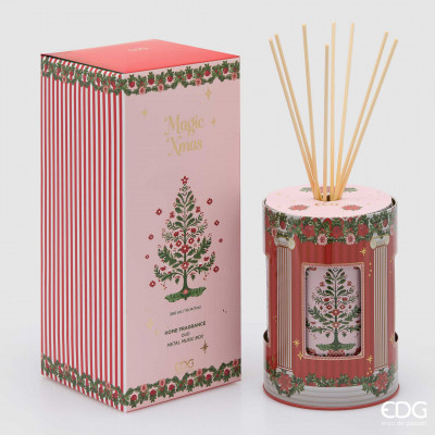 EDG - Enzo de Gasperi Profumatore in bottiglia con bastoncini 300ml Colore: Rosa