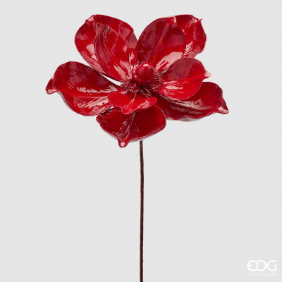 EDG - Enzo de Gasperi Glossy Ramo con magnolia Colore: Rosso Borgogna