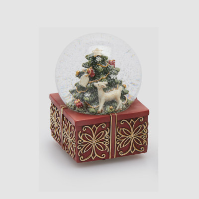  EDG - Enzo de Gasperi - Sfera acqua con cerbiattolo - Colore: Verde/Rosso - SKU: 8101275A774/ROSSO 