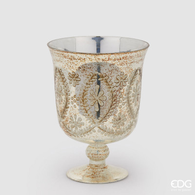  EDG - Enzo de Gasperi - Ghirlanda - Vaso a coppa con ghirlanda - Colore: Oro - SKU: 1100490A010 