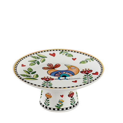  Egan - Cocoricò - Alzatina in porcellana dal design moderno - Colore: Giallo - SKU: 228034 